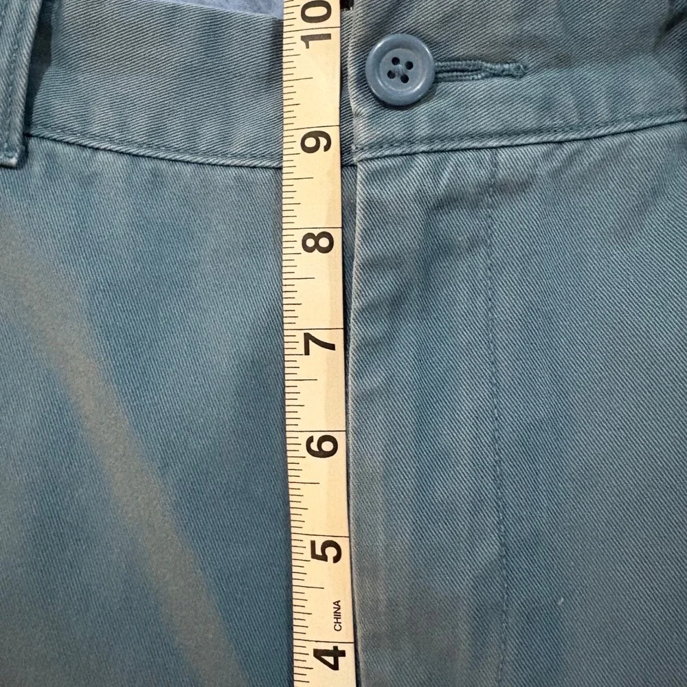 J‎ Crew The Bleecker Chinos Mens 31x32 Blue Cotton Flat Front Pants